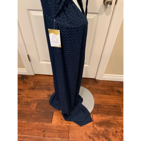 Calypso St. Barth Hoss Navy Blue Midnight Sequin Dress Size 40 / 8 NWT! - Picture 8 of 12